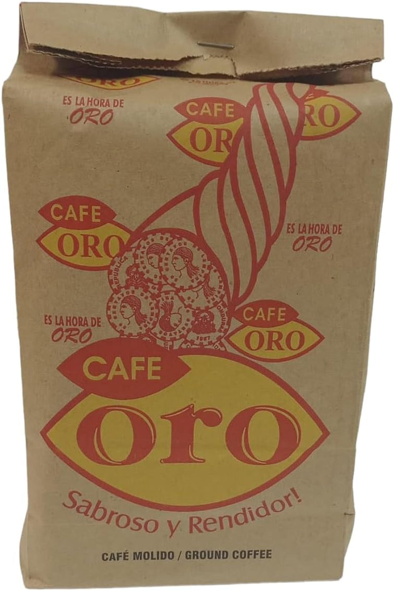 CAFE ORO HONDUREÑO -CAFE MOLIDO - CAFE ORO - BOLSA - 454 G