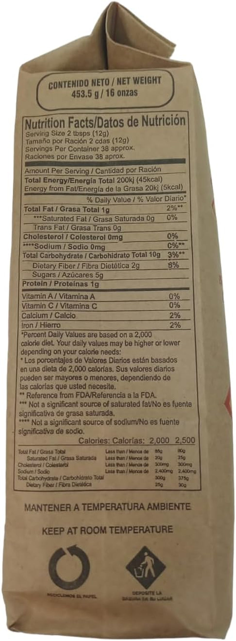 CAFE ORO HONDUREÑO -CAFE MOLIDO - CAFE ORO - BOLSA - 454 G