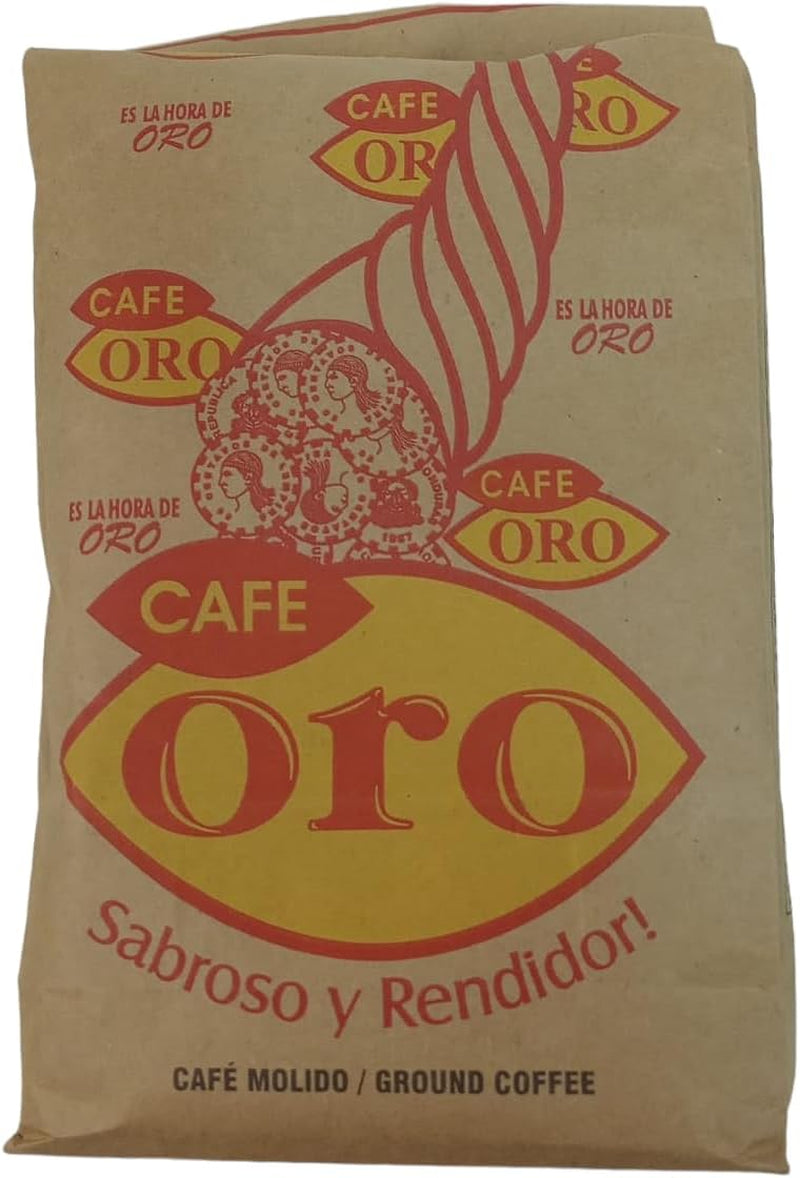 CAFE ORO HONDUREÑO -CAFE MOLIDO - CAFE ORO - BOLSA - 454 G